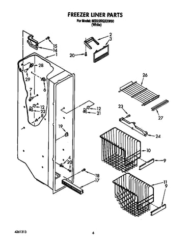 Freezer liner