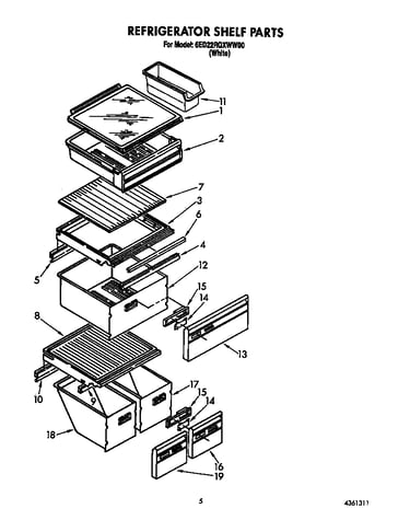 Refrigerator shelf