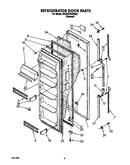Refrigerator door