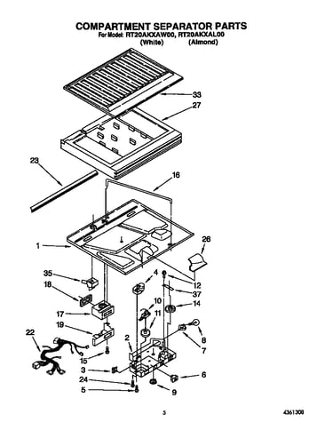 Compartment separator
