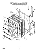 Refrigerator door