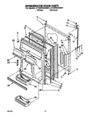 Refrigerator door