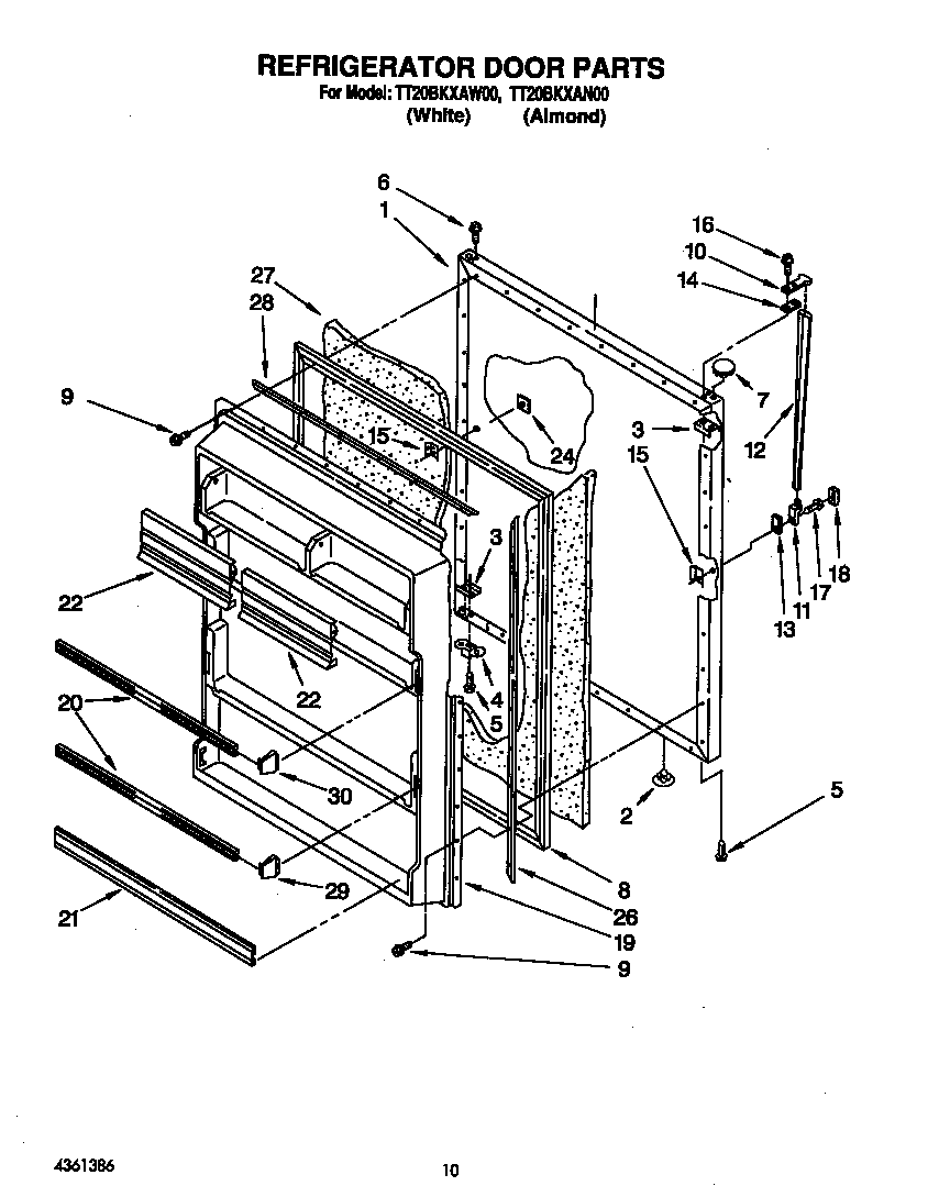 REFRIGERATOR DOOR