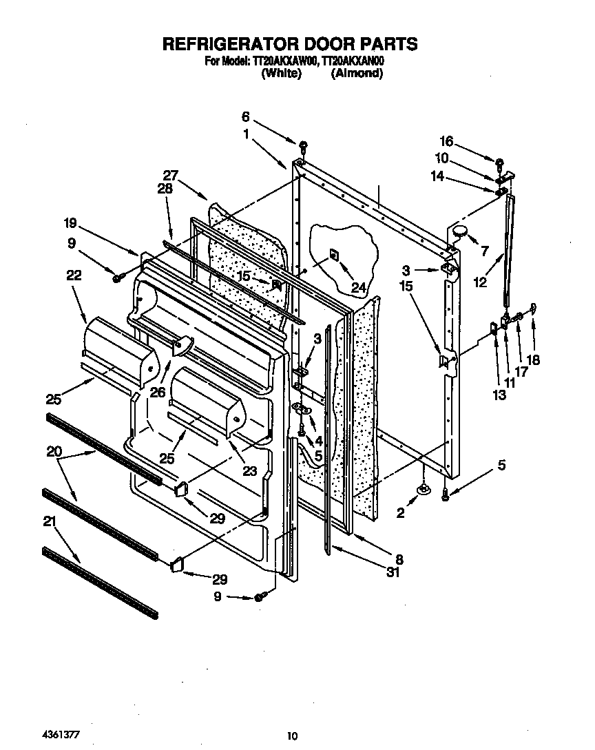 REFRIGERATOR DOOR