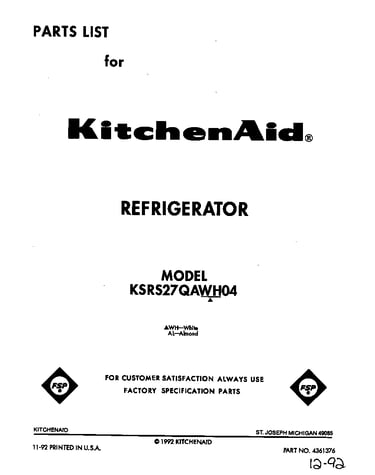 Front cover
