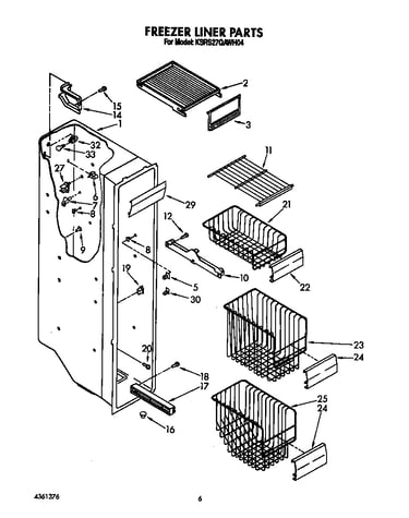 Freezer liner