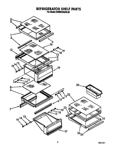 Refrigerator shelf