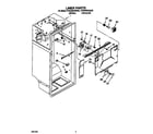 KitchenAid KTRC22KAWH00 freezer section diagram