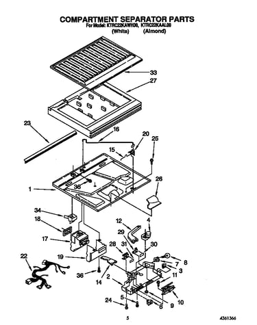 Compartment separator