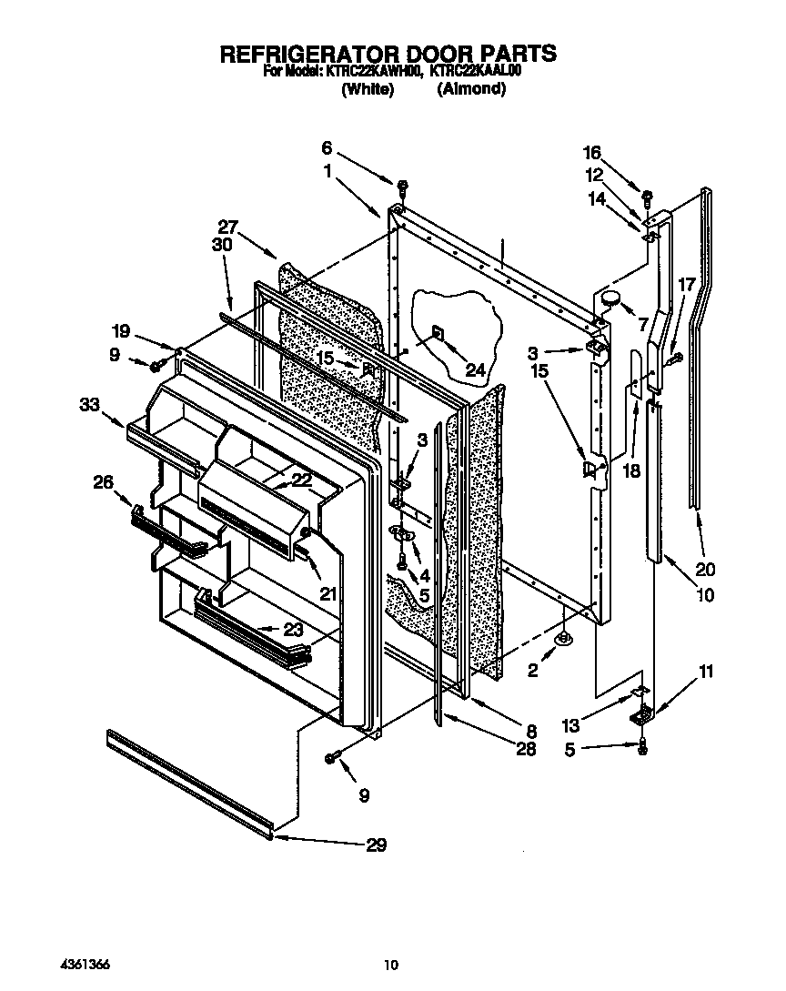 REFRIGERATOR DOOR