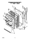 Refrigerator door