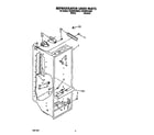 Whirlpool TS22BRXAW00 refrigerator liner diagram