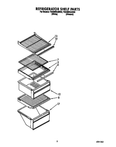 Refrigerator shelf