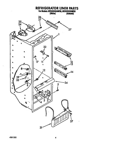 Refrigerator liner