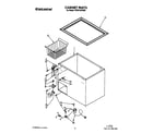 Whirlpool TCF0710YW00 cabinet parts diagram