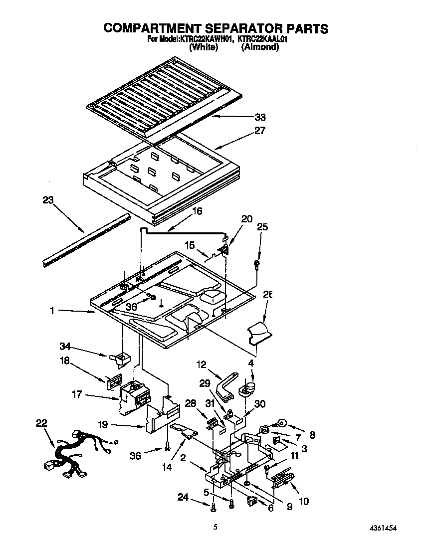 Compartment separator