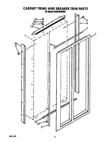 Cabinet trims and breaker trim