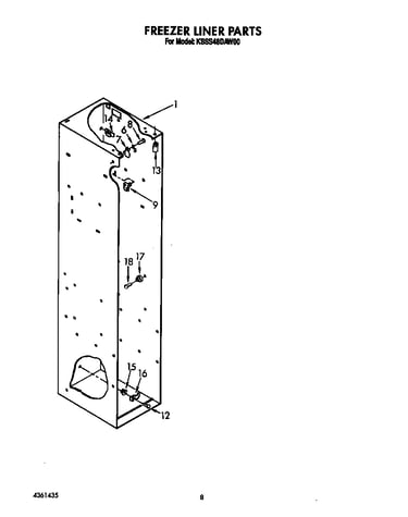 Freezer liner