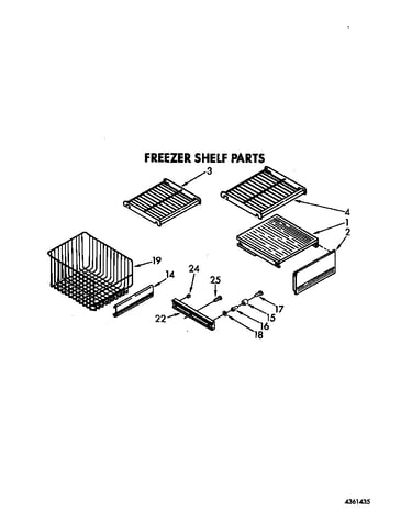 Freezer shelf