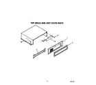 KitchenAid KSSS42DAX01 top grille and unit cover diagram