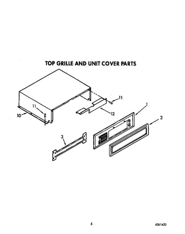 Top grille and unit cover