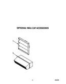 Optional wall cap