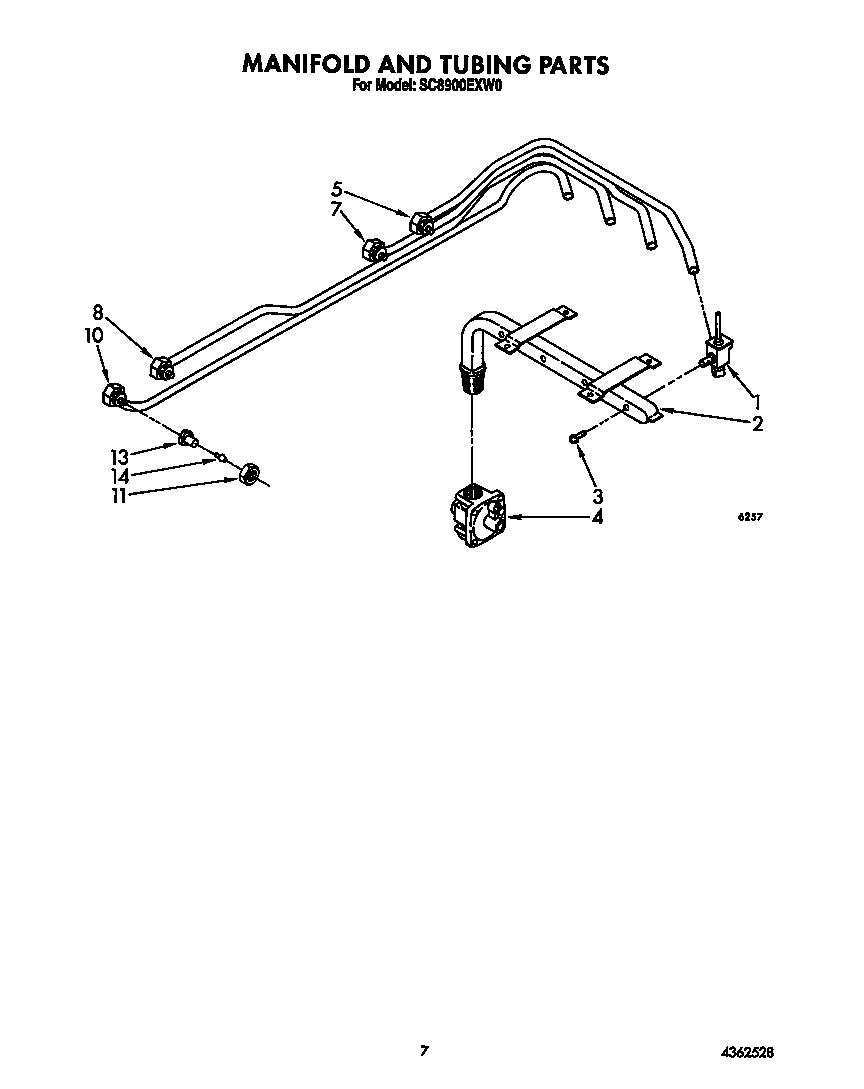 Manifold and tubing