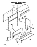 Upper oven external