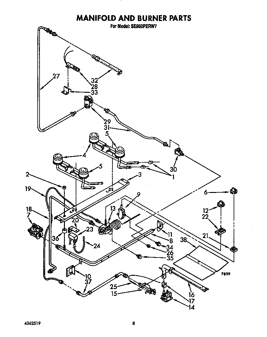 MANIFOLD AND BURNER