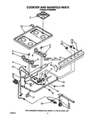 Cooktop and manifold
