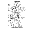 Whirlpool SC8536ERW3 burner box parts diagram