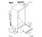 Whirlpool EV170NXAN00 cabinet diagram