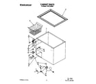 Whirlpool TCF0710AW00 cabinet parts diagram