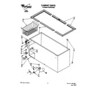 Whirlpool EH220FXAN00 cabinet parts diagram