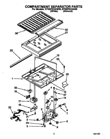 Compartment separator