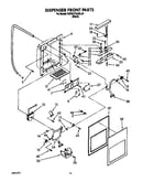 Dispenser front