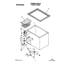 Whirlpool TCF0700AW00 cabinet parts diagram