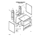 Whirlpool SF0100SYW0 external oven diagram