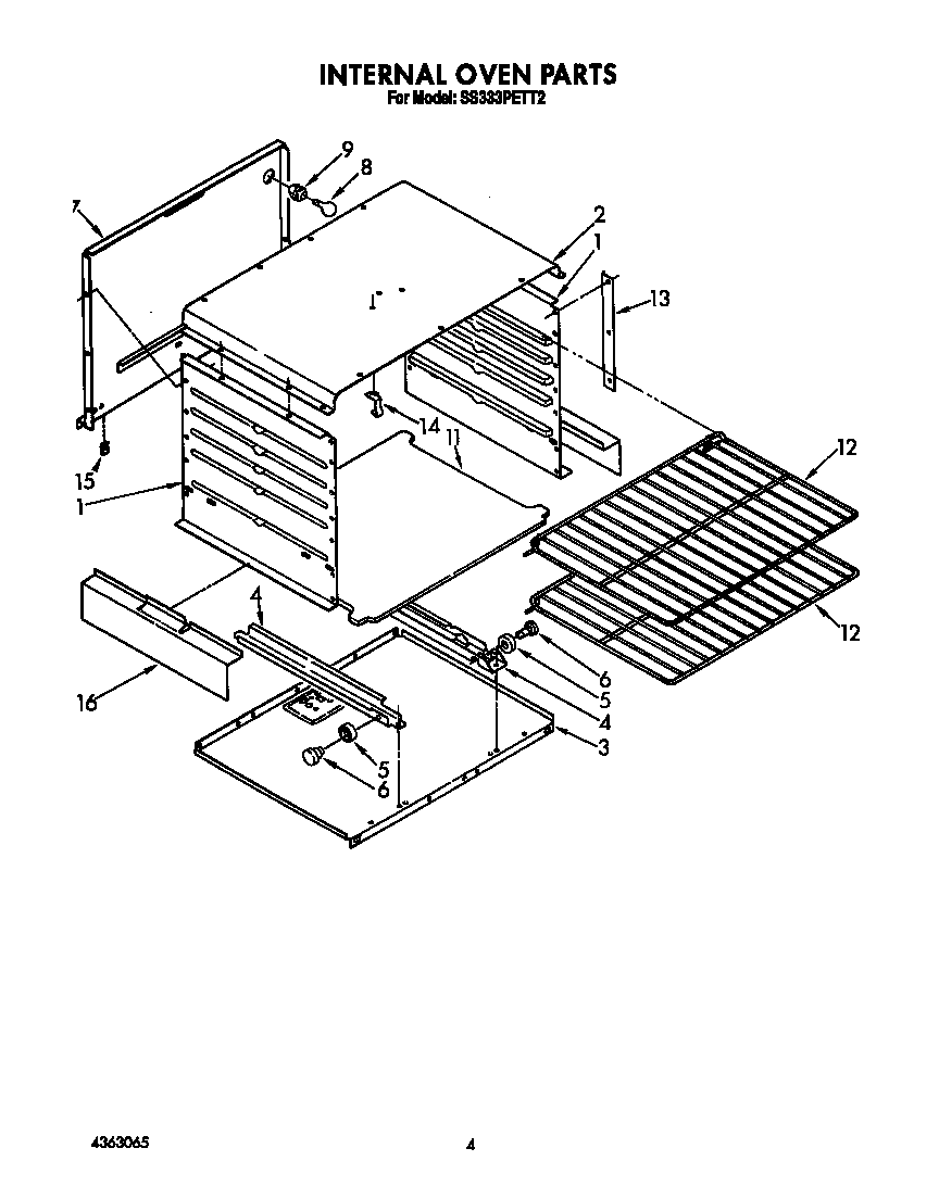 Internal oven