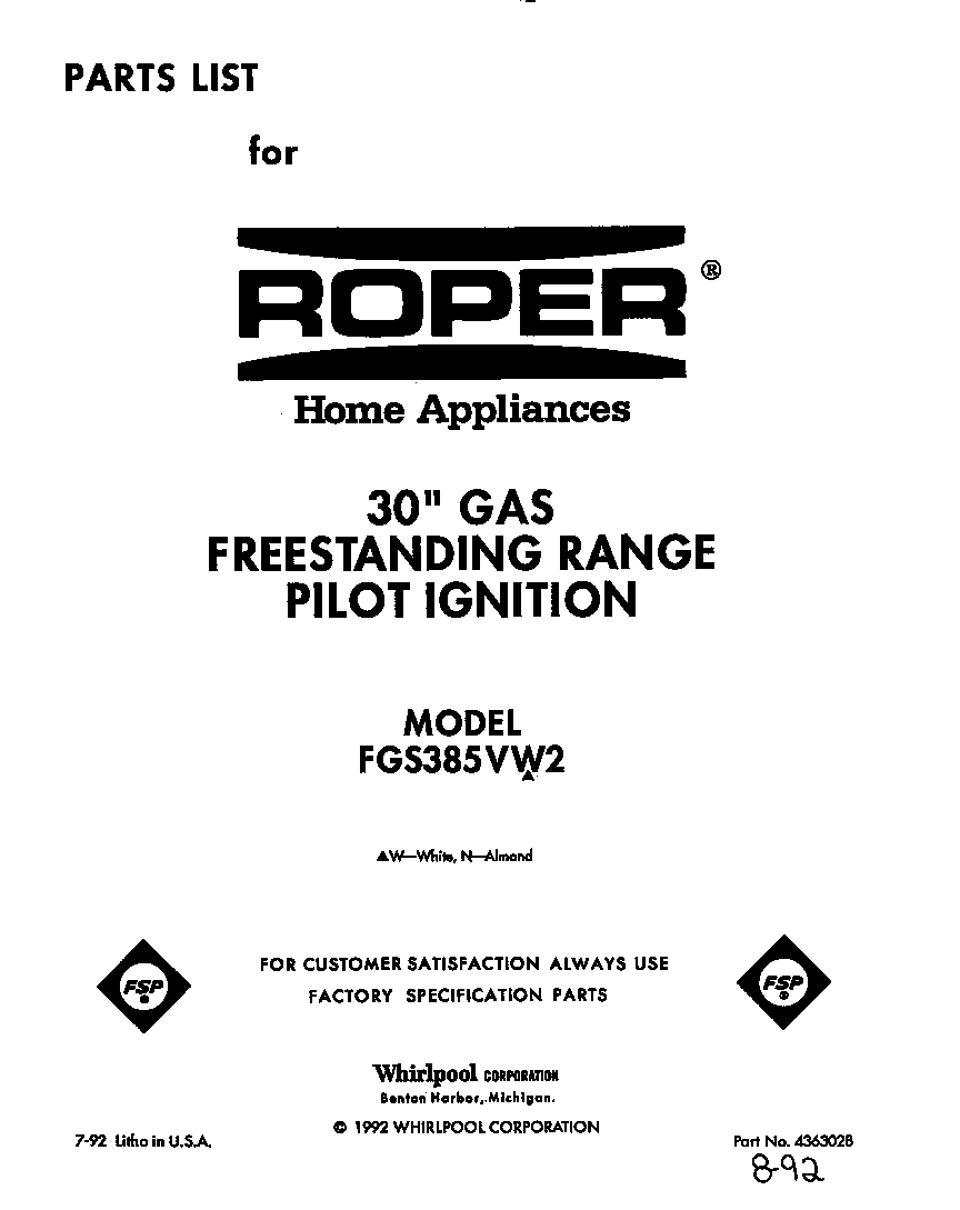 Front cover