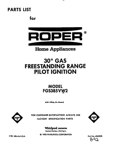 Front cover