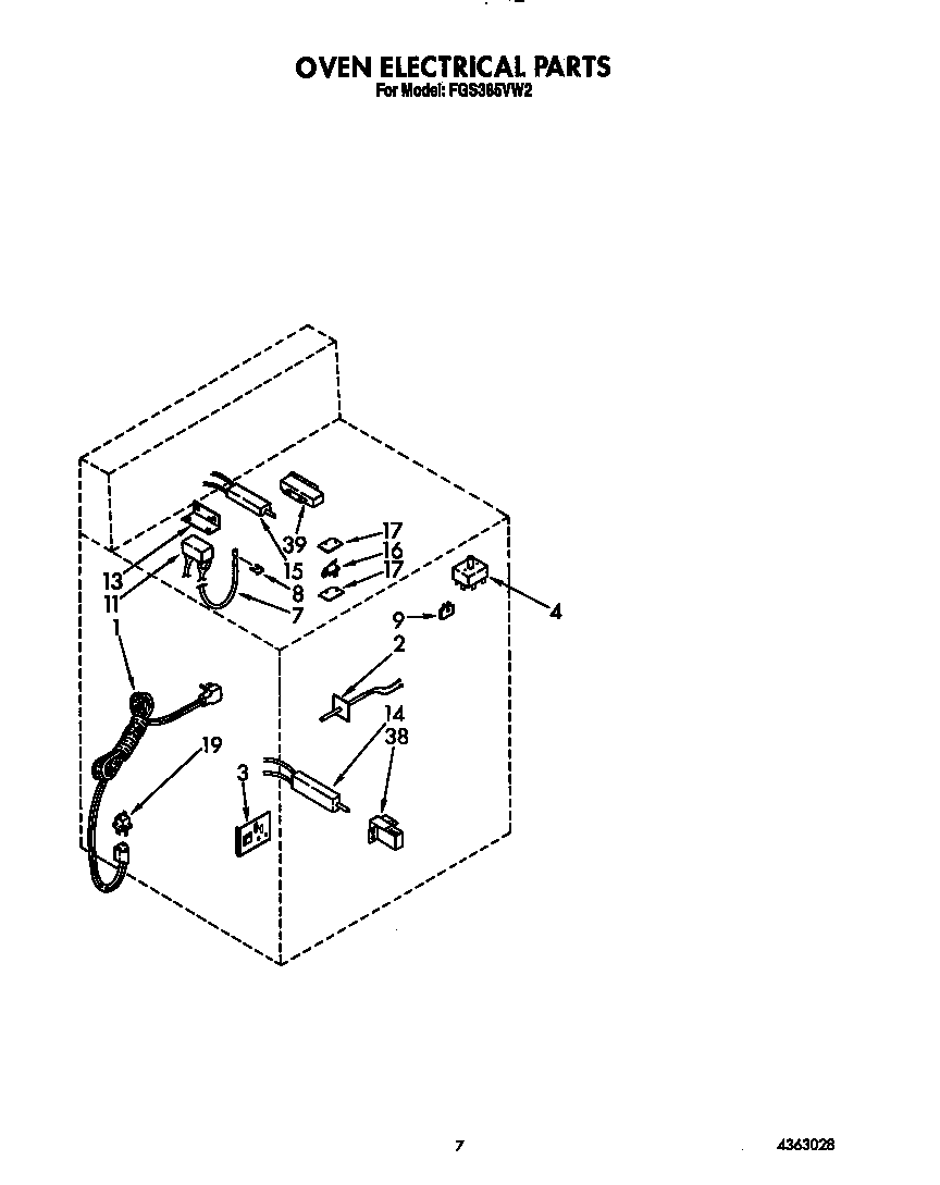 Oven electrical