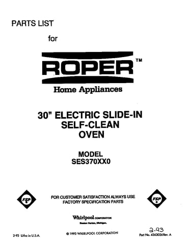 Front cover