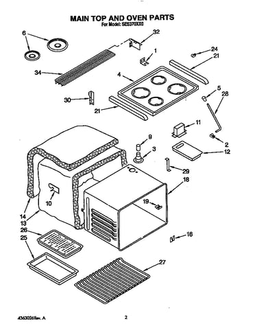 Maintop and oven
