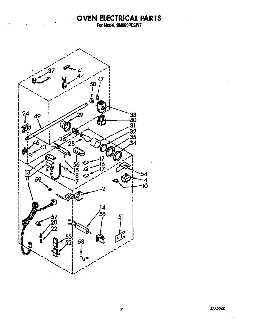 Oven electrical