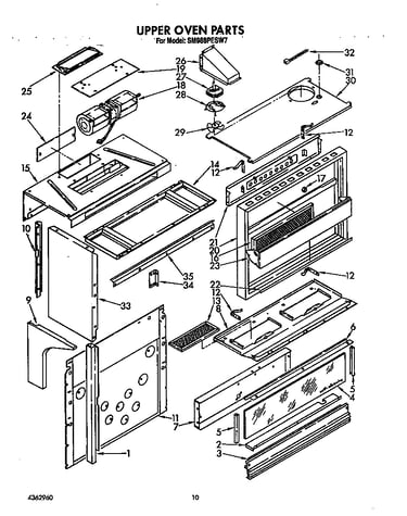 Upper oven