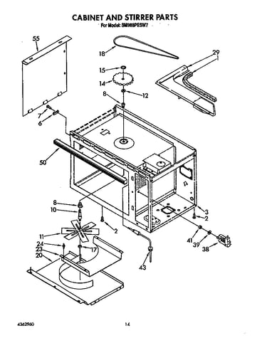 Cabinet and stirrer