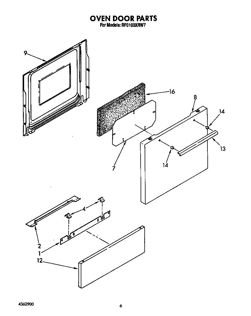 OVEN DOOR