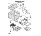 Roper SGS395XX0 internal oven diagram