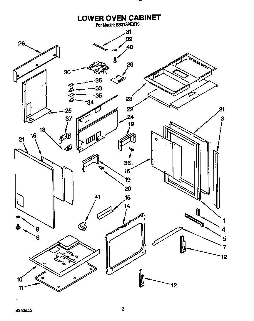 Lower oven